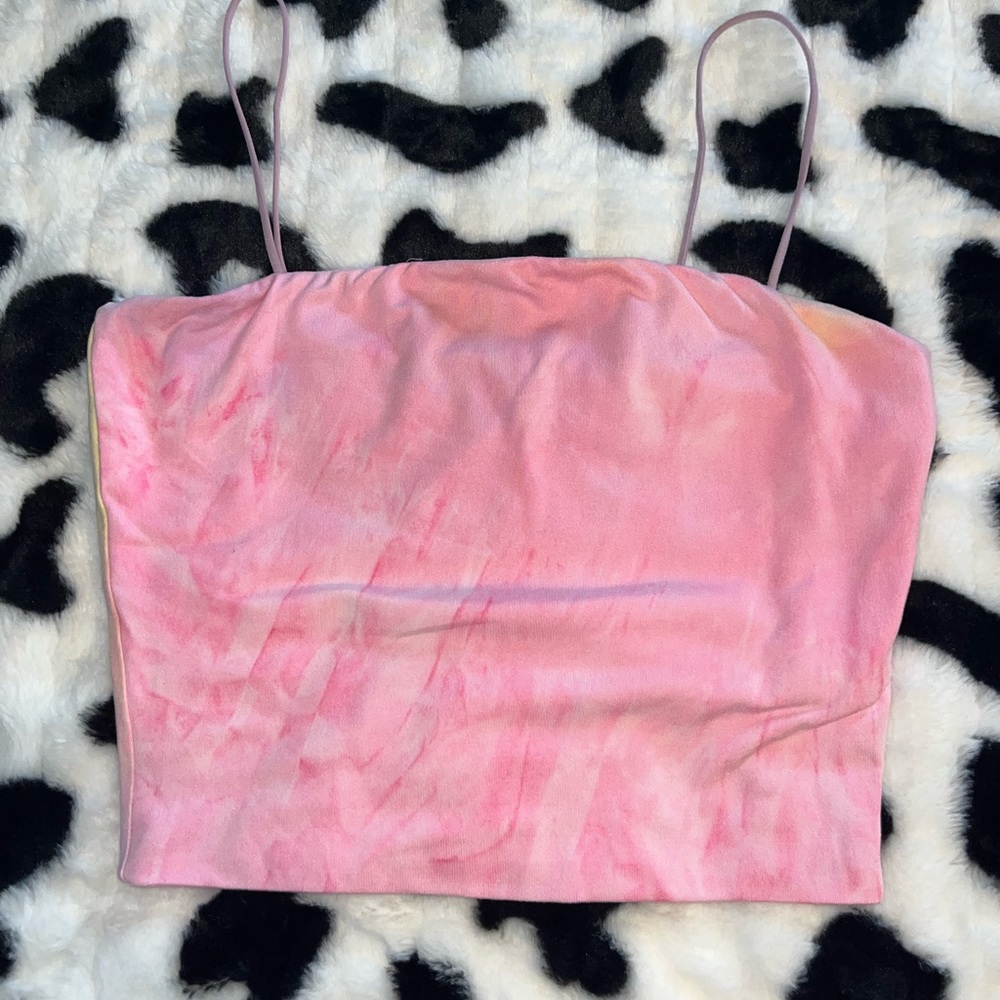 Love Tree Pink Crop Camisole